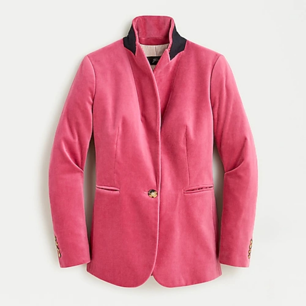 J.Crew Velvet Parke Blazer